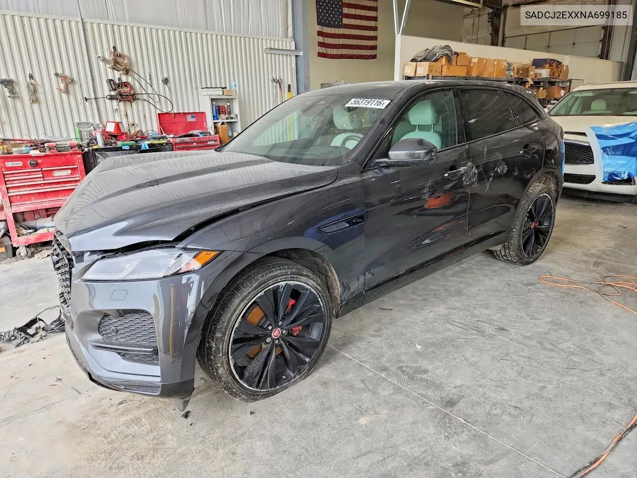2022 Jaguar F-Pace S VIN: SADCJ2EXXNA699185 Lot: 56319116