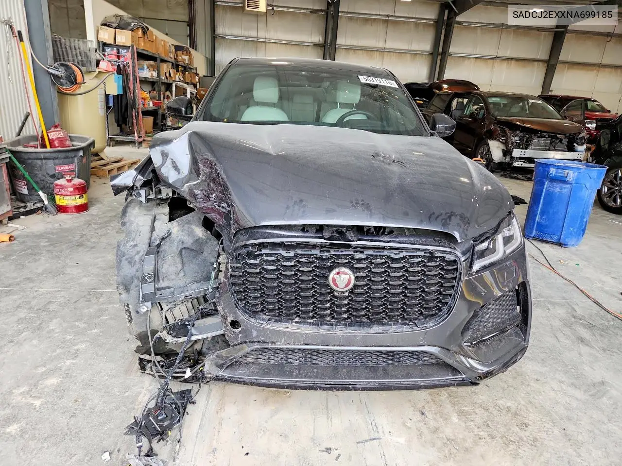 2022 Jaguar F-Pace S VIN: SADCJ2EXXNA699185 Lot: 56319116