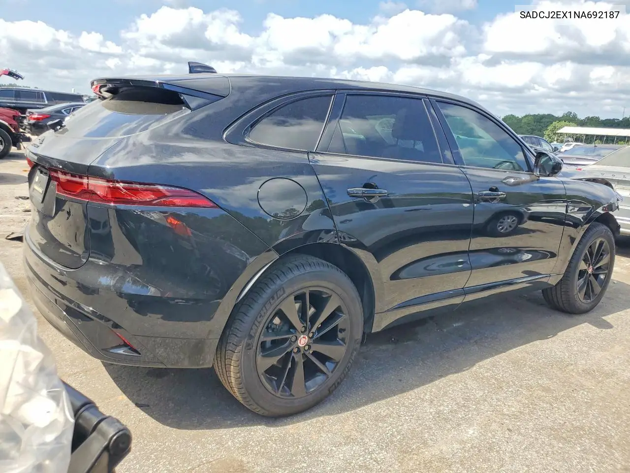2022 Jaguar F-Pace S VIN: SADCJ2EX1NA692187 Lot: 58796646