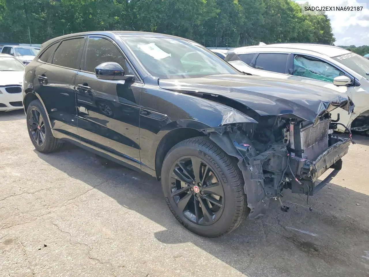 2022 Jaguar F-Pace S VIN: SADCJ2EX1NA692187 Lot: 58796646