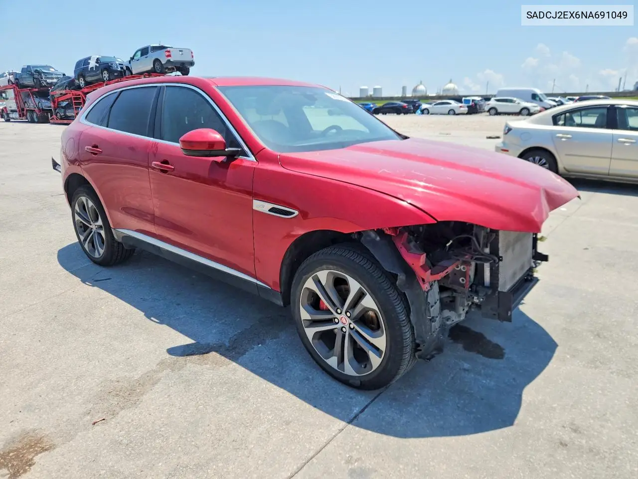 2022 Jaguar F-Pace VIN: SADCJ2EX6NA691049 Lot: 58919416