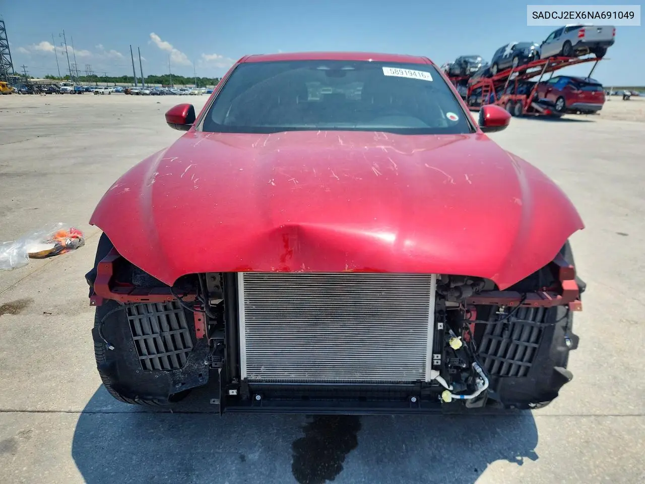 2022 Jaguar F-Pace VIN: SADCJ2EX6NA691049 Lot: 58919416