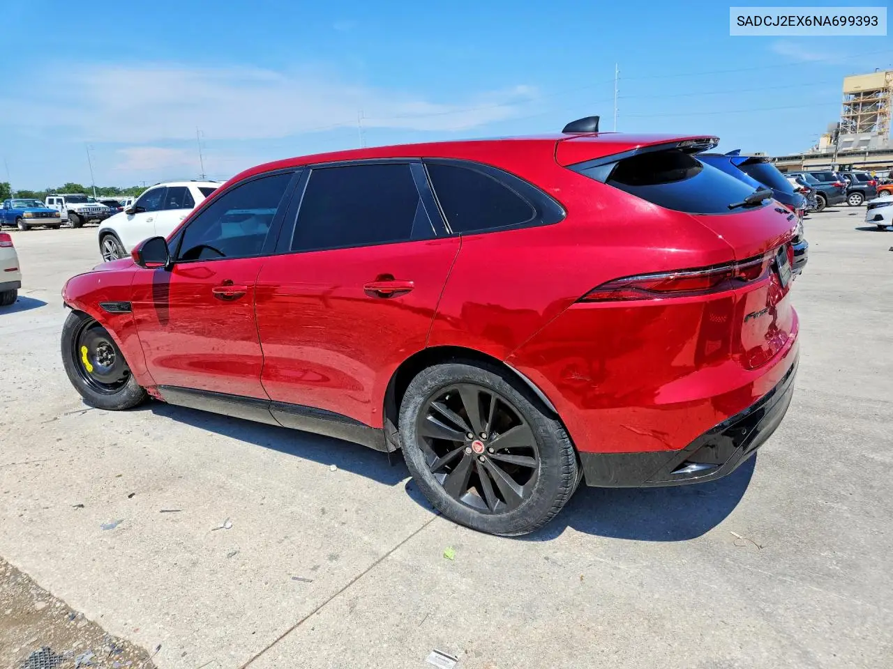 2022 Jaguar F-Pace S VIN: SADCJ2EX6NA699393 Lot: 59196956