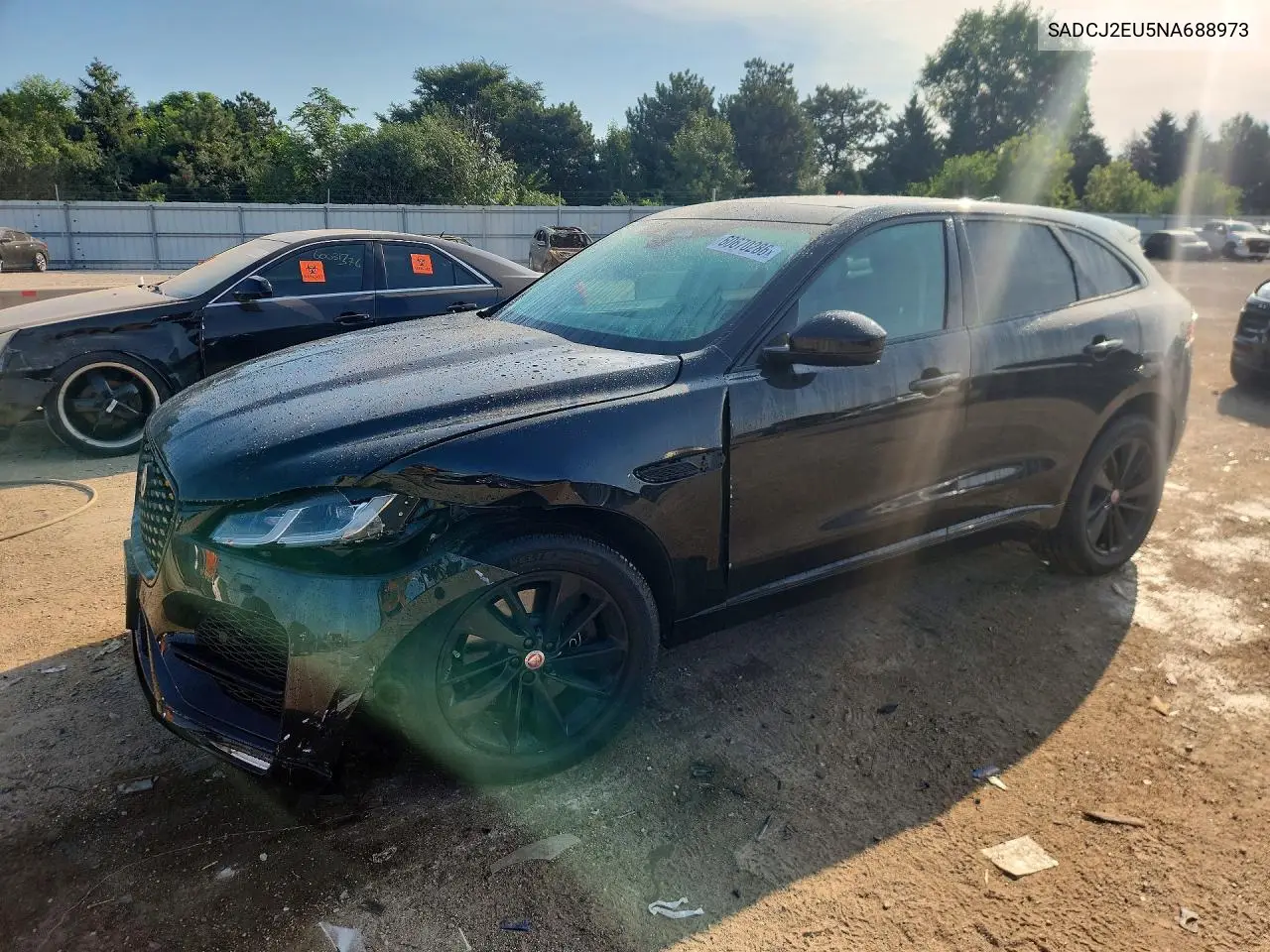 2022 Jaguar F-Pace S VIN: SADCJ2EU5NA688973 Lot: 60670286
