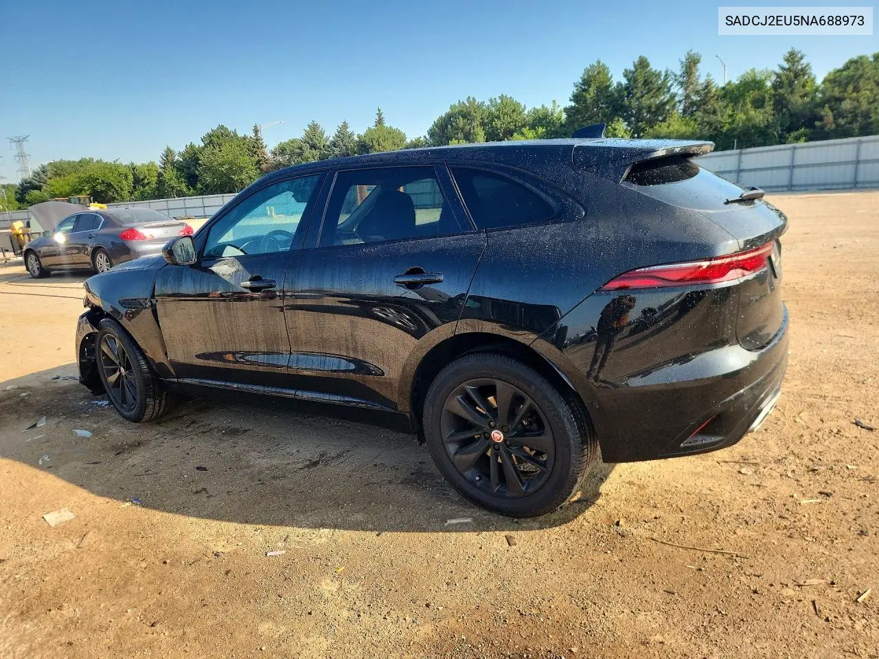 2022 Jaguar F-Pace S VIN: SADCJ2EU5NA688973 Lot: 60670286