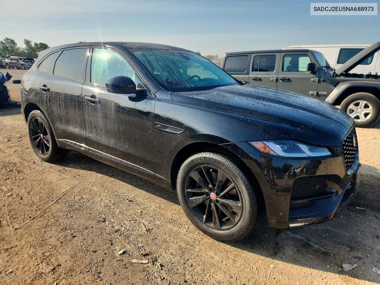 2022 Jaguar F-Pace S VIN: SADCJ2EU5NA688973 Lot: 60670286