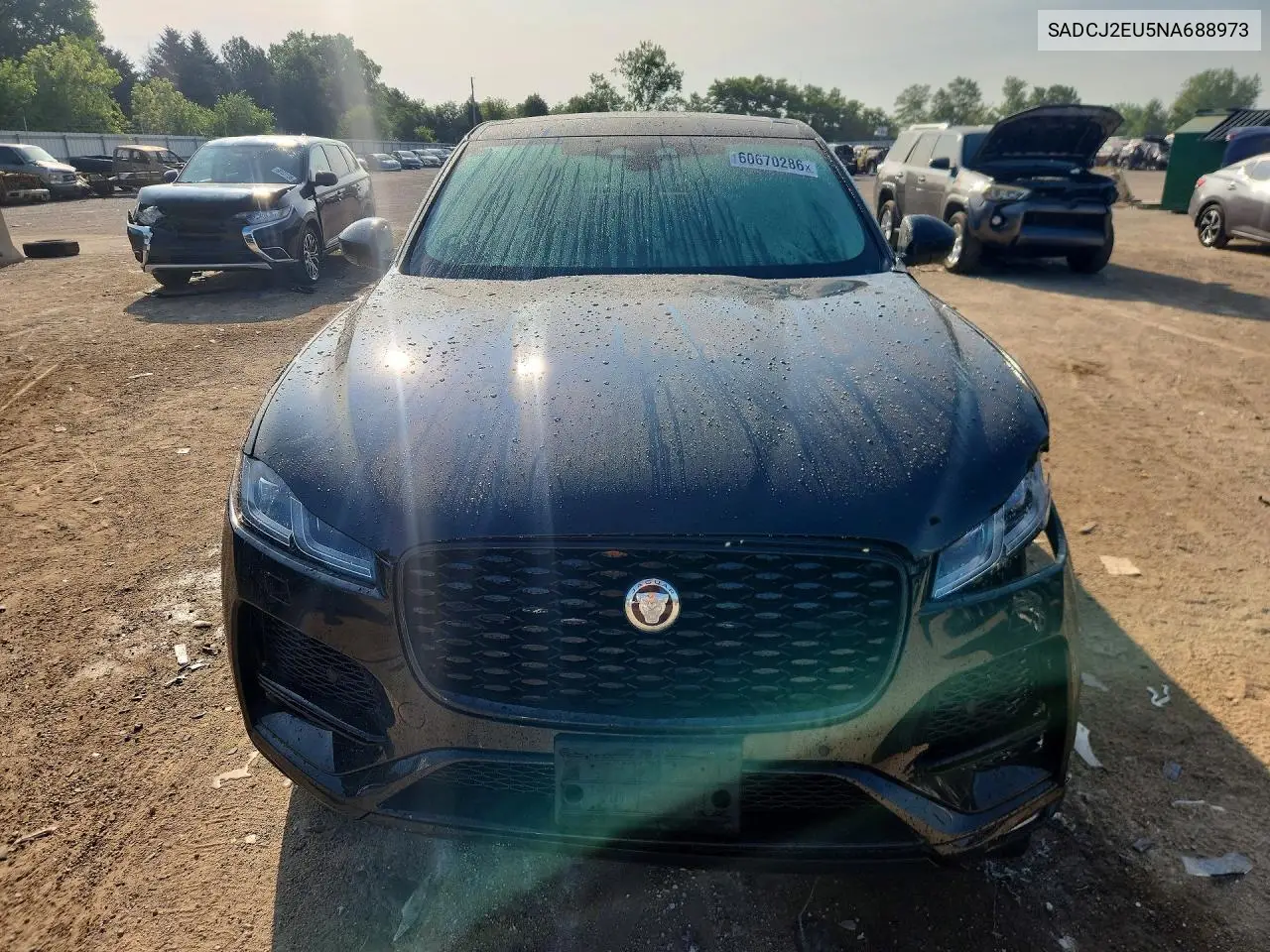 2022 Jaguar F-Pace S VIN: SADCJ2EU5NA688973 Lot: 60670286