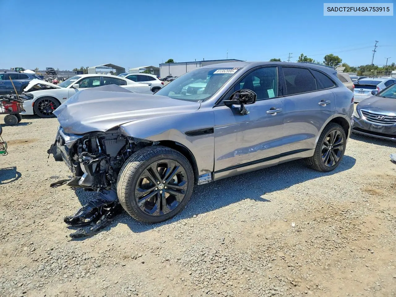 2025 Jaguar F-Pace R-Dynamic S VIN: SADCT2FU4SA753915 Lot: 61352986