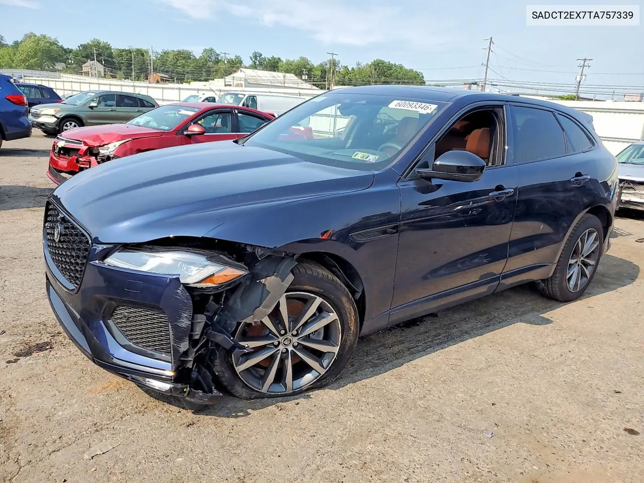 2026 Jaguar F-Pace R-Dynamic S VIN: SADCT2EX7TA757339 Lot: 60093346