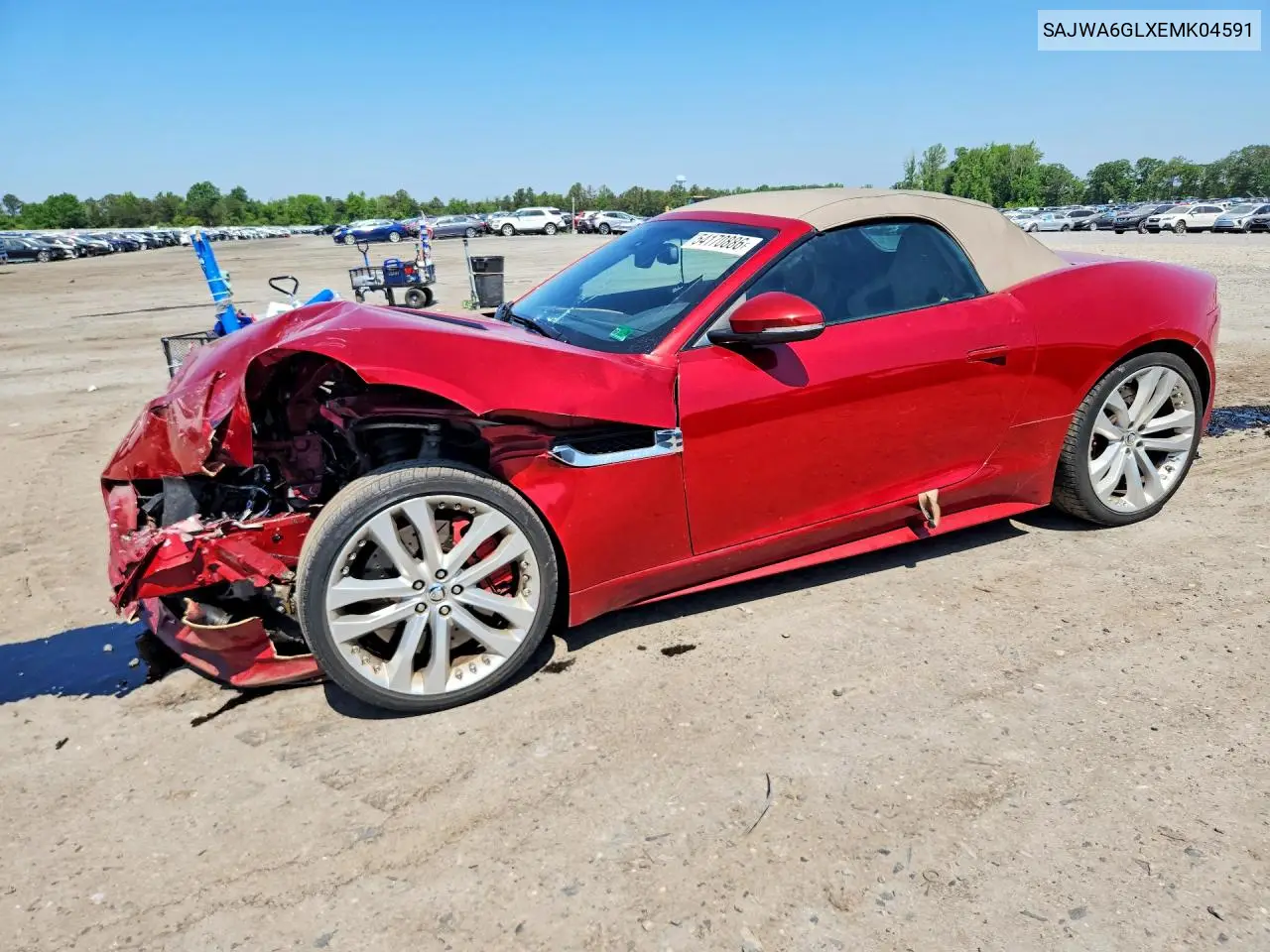 2014 Jaguar F-Type V8 S VIN: SAJWA6GLXEMK04591 Lot: 54170886