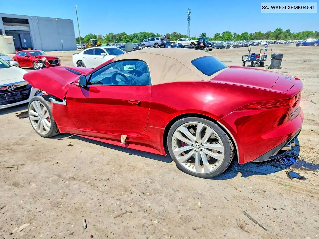2014 Jaguar F-Type V8 S VIN: SAJWA6GLXEMK04591 Lot: 54170886