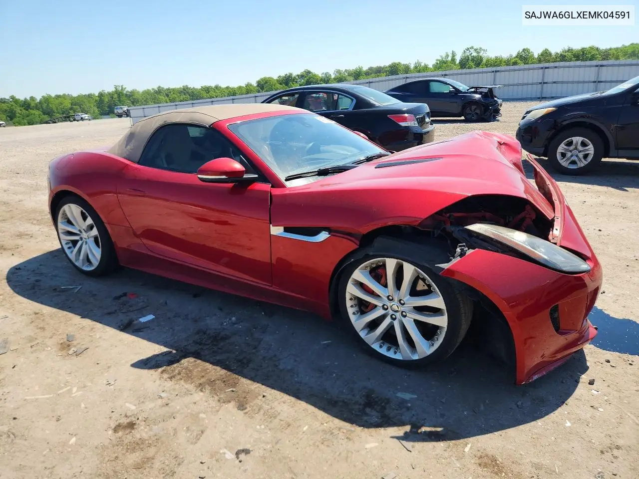 2014 Jaguar F-Type V8 S VIN: SAJWA6GLXEMK04591 Lot: 54170886