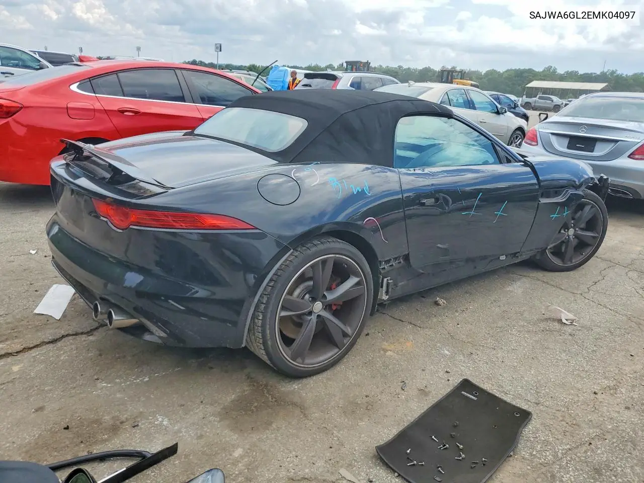 2014 Jaguar F-Type V8 S VIN: SAJWA6GL2EMK04097 Lot: 54847986