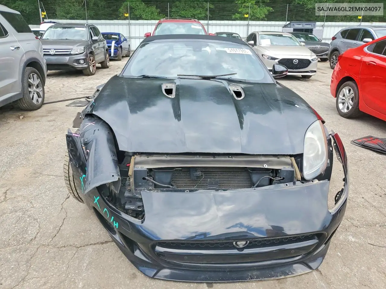 2014 Jaguar F-Type V8 S VIN: SAJWA6GL2EMK04097 Lot: 54847986
