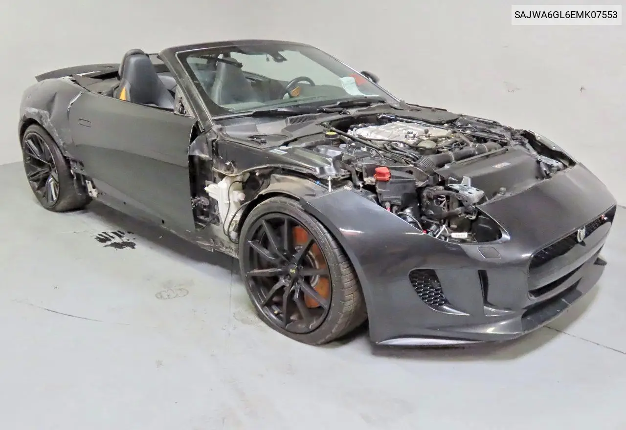 2014 Jaguar F-Type V8 S VIN: SAJWA6GL6EMK07553 Lot: 57409666