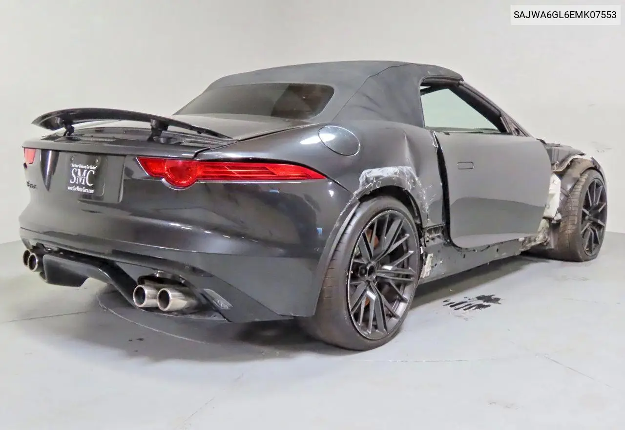 2014 Jaguar F-Type V8 S VIN: SAJWA6GL6EMK07553 Lot: 57409666