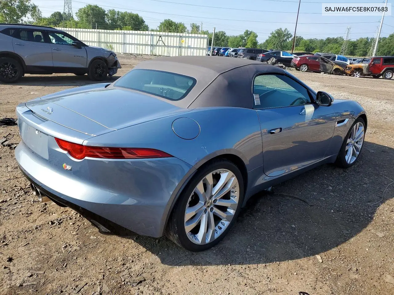 2014 Jaguar F-Type S VIN: SAJWA6FC5E8K07683 Lot: 58770946