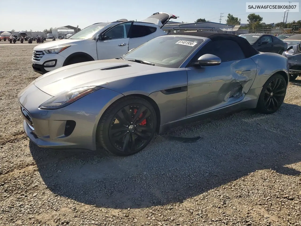 2014 Jaguar F-Type S VIN: SAJWA6FC5E8K06307 Lot: 61481956