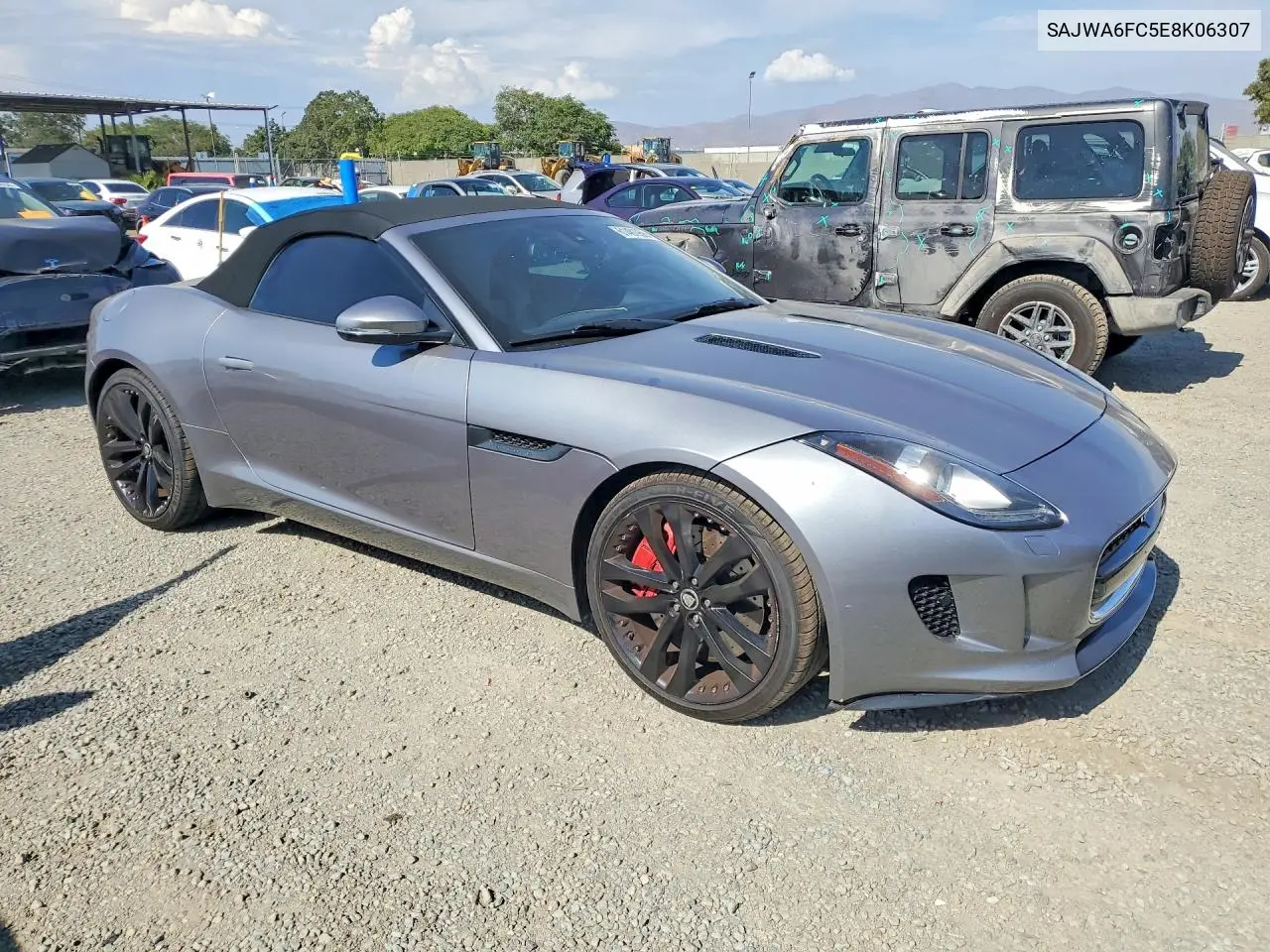 2014 Jaguar F-Type S VIN: SAJWA6FC5E8K06307 Lot: 61481956
