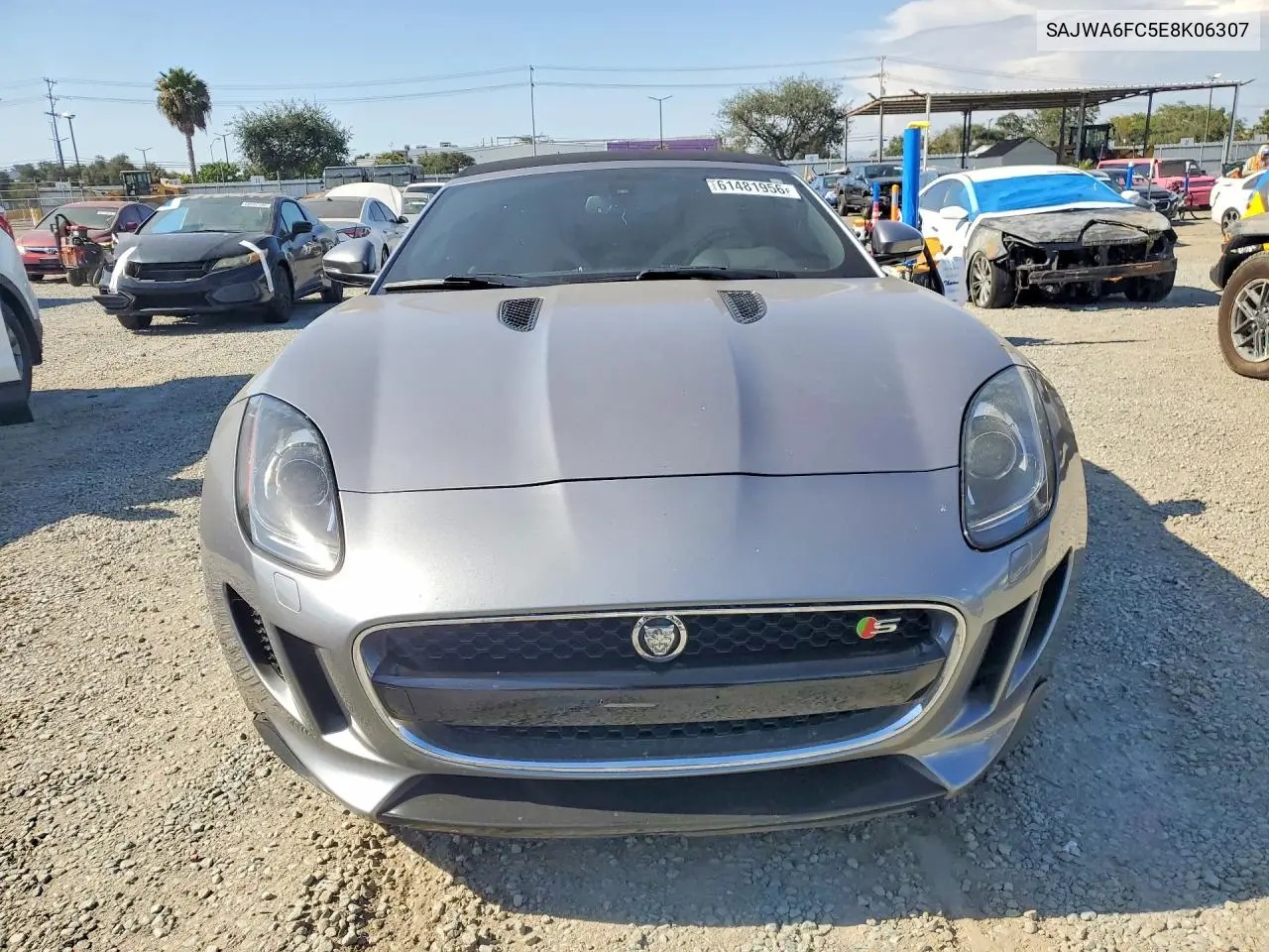 2014 Jaguar F-Type S VIN: SAJWA6FC5E8K06307 Lot: 61481956