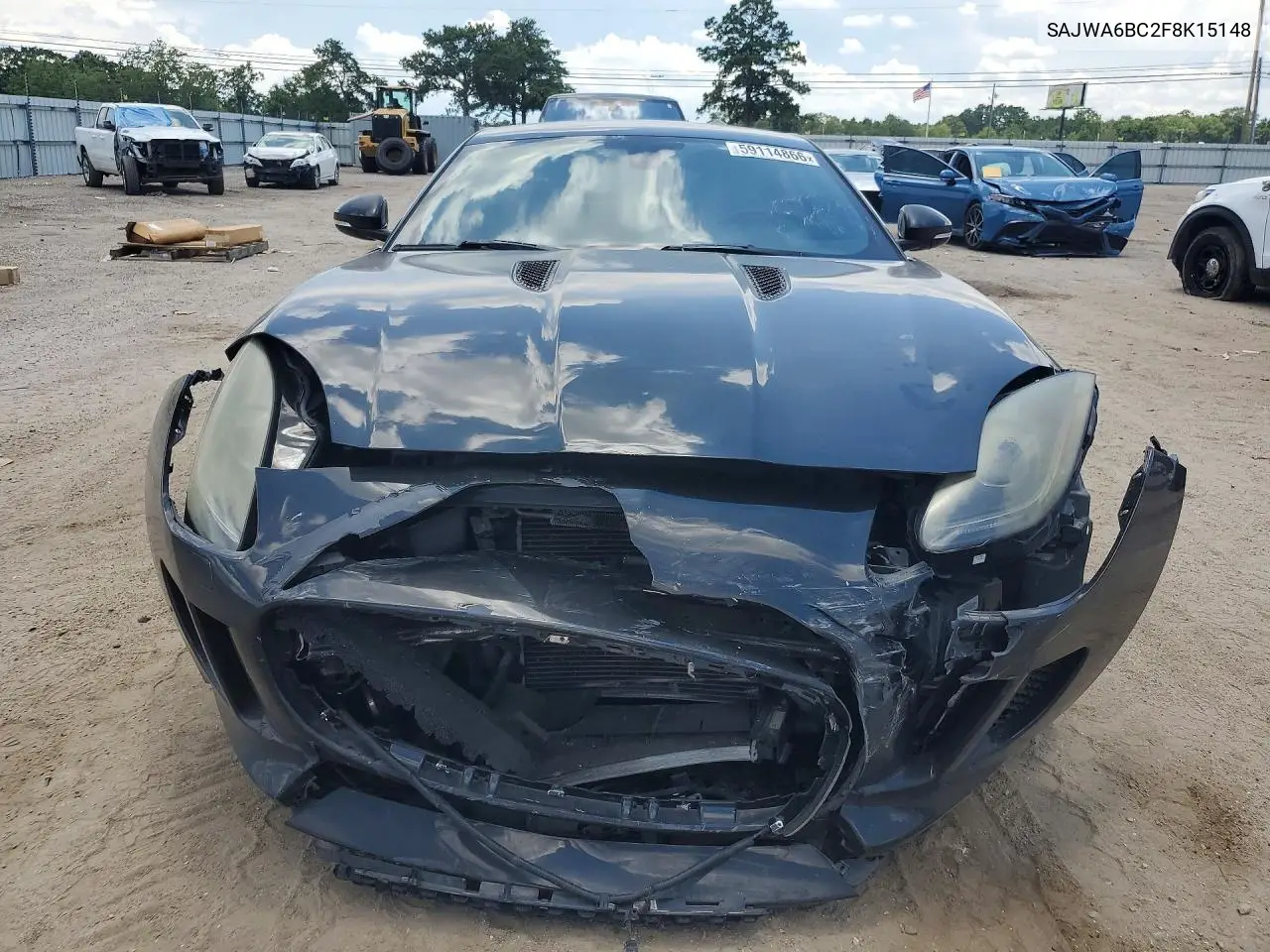 2015 Jaguar F-Type S VIN: SAJWA6BC2F8K15148 Lot: 59114866