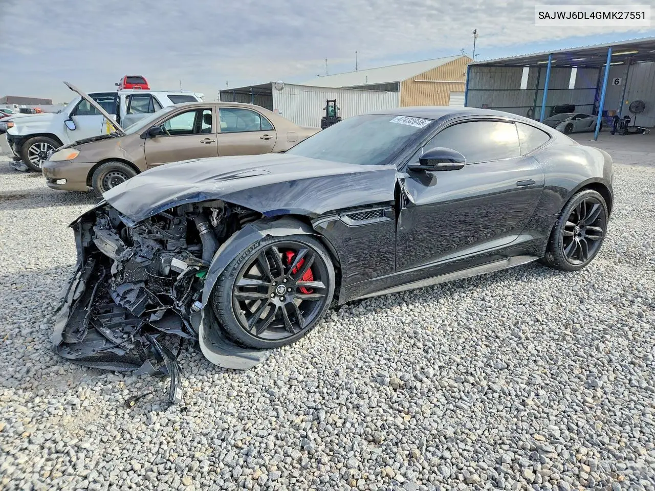 2016 Jaguar F-Type R VIN: SAJWJ6DL4GMK27551 Lot: 47432846