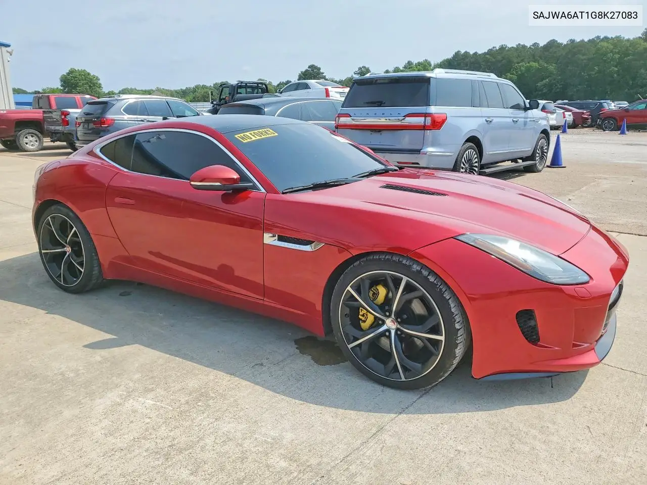 2016 Jaguar F-Type VIN: SAJWA6AT1G8K27083 Lot: 51421596