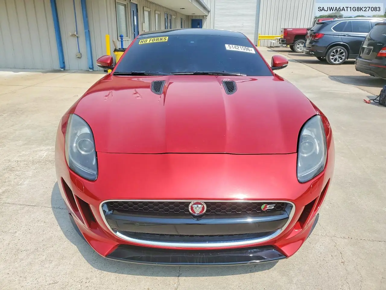 2016 Jaguar F-Type VIN: SAJWA6AT1G8K27083 Lot: 51421596