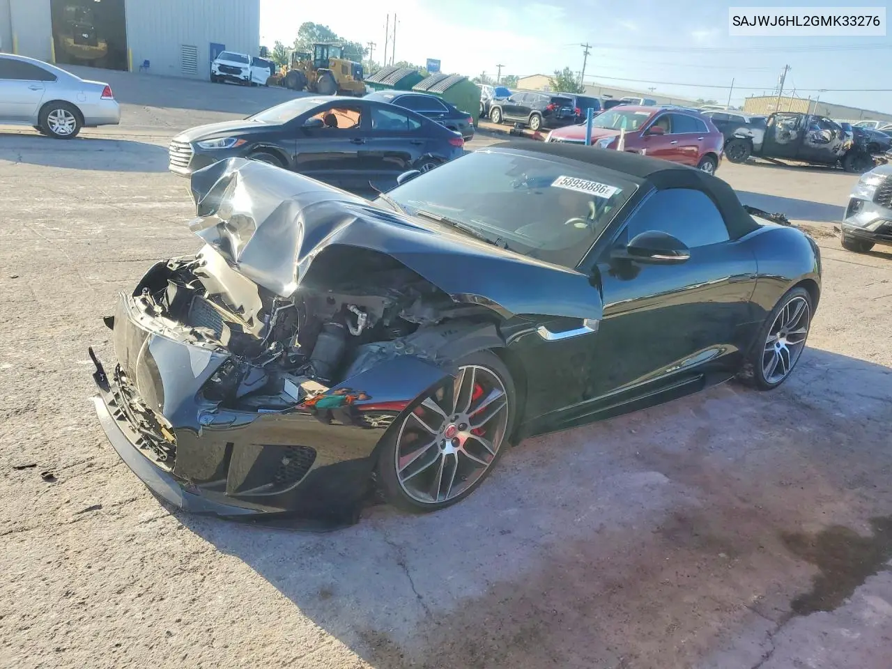 2016 Jaguar F-Type R VIN: SAJWJ6HL2GMK33276 Lot: 58958886