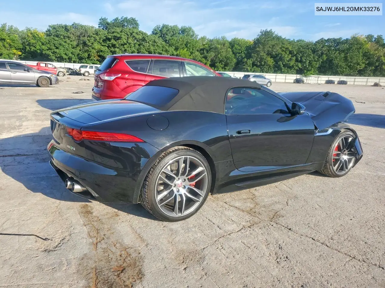 2016 Jaguar F-Type R VIN: SAJWJ6HL2GMK33276 Lot: 58958886