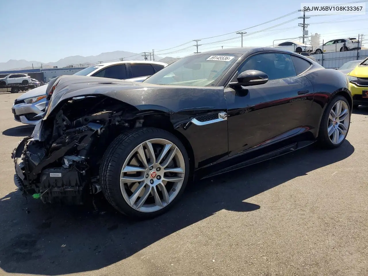2016 Jaguar F-Type S VIN: SAJWJ6BV1G8K33367 Lot: 59145536