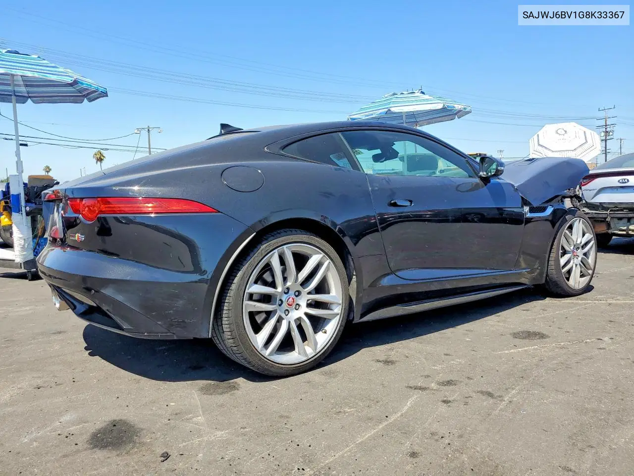 2016 Jaguar F-Type S VIN: SAJWJ6BV1G8K33367 Lot: 59145536