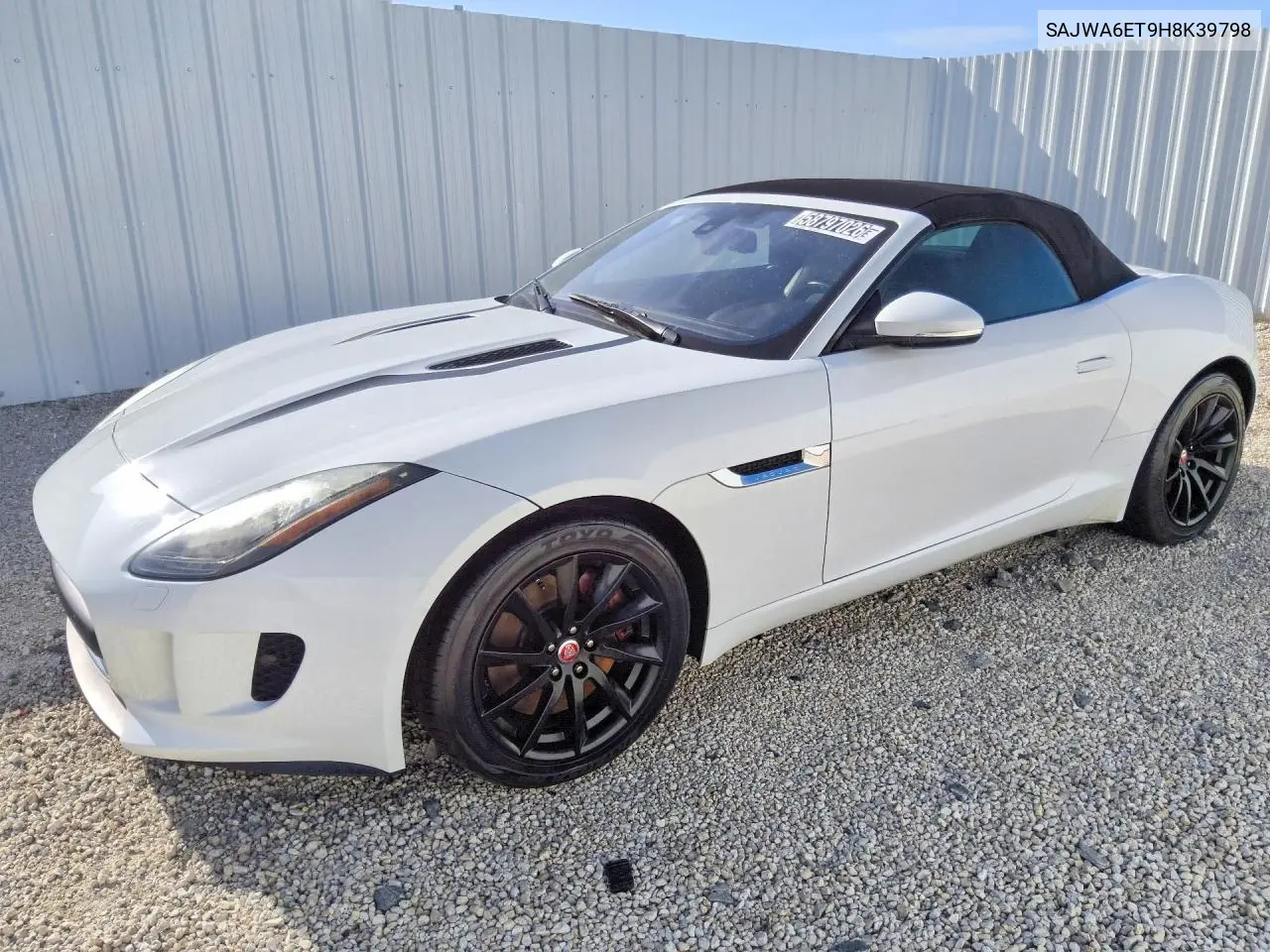 2017 Jaguar F-Type VIN: SAJWA6ET9H8K39798 Lot: 58797026