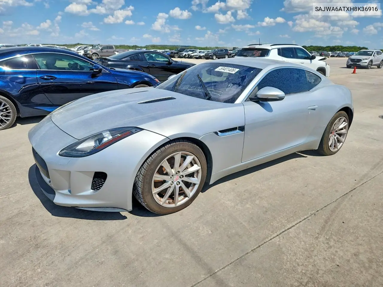 2017 Jaguar F-Type VIN: SAJWA6ATXH8K36916 Lot: 59401406