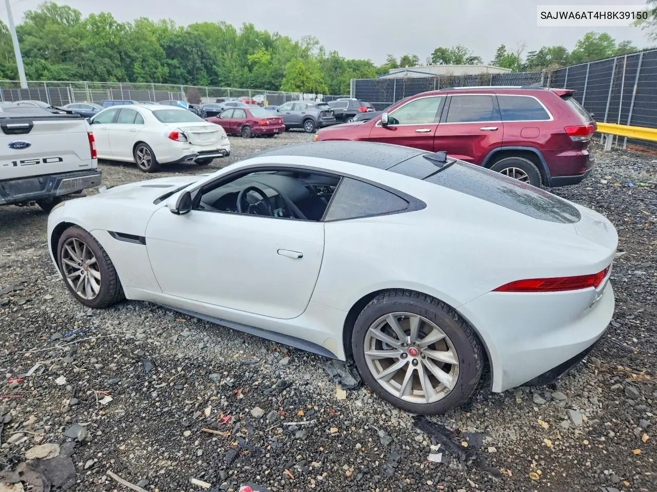 2017 Jaguar F-Type VIN: SAJWA6AT4H8K39150 Lot: 60457126