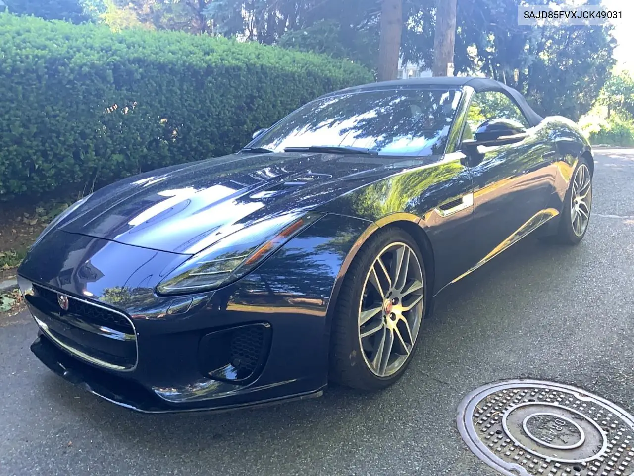 2018 Jaguar F-Type R Dynamic VIN: SAJD85FVXJCK49031 Lot: 56149876