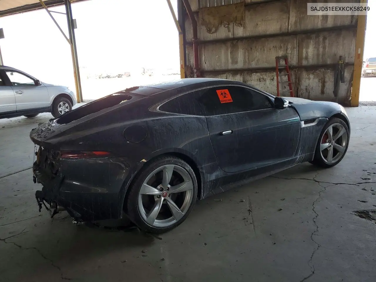 2019 Jaguar F-Type R VIN: SAJD51EEXKCK58249 Lot: 60709046