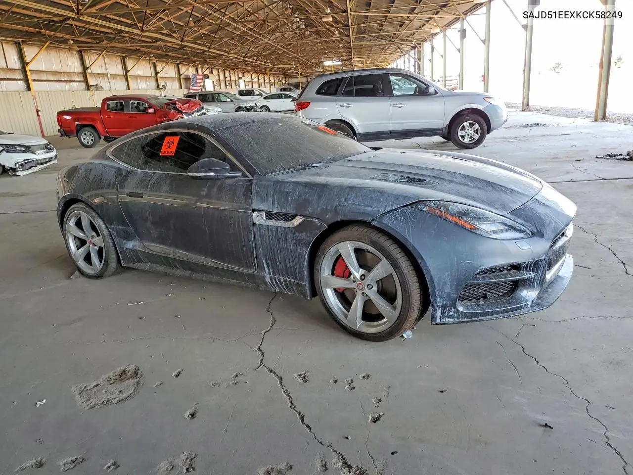 2019 Jaguar F-Type R VIN: SAJD51EEXKCK58249 Lot: 60709046