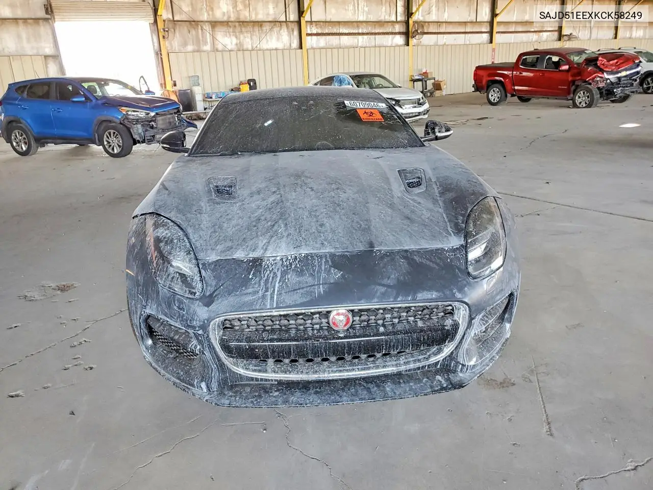 2019 Jaguar F-Type R VIN: SAJD51EEXKCK58249 Lot: 60709046