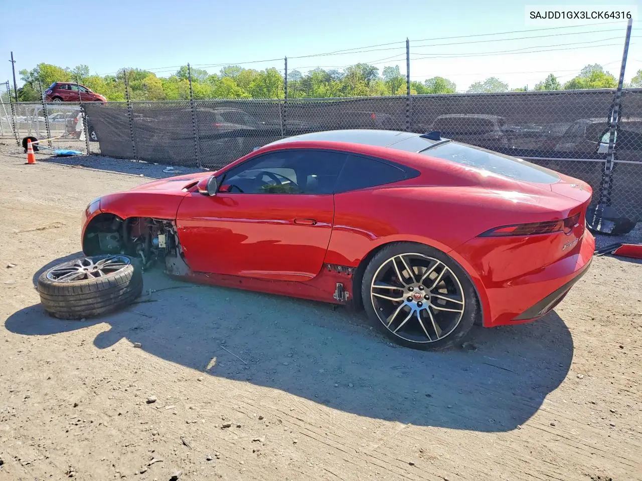2020 Jaguar F-Type VIN: SAJDD1GX3LCK64316 Lot: 49762116
