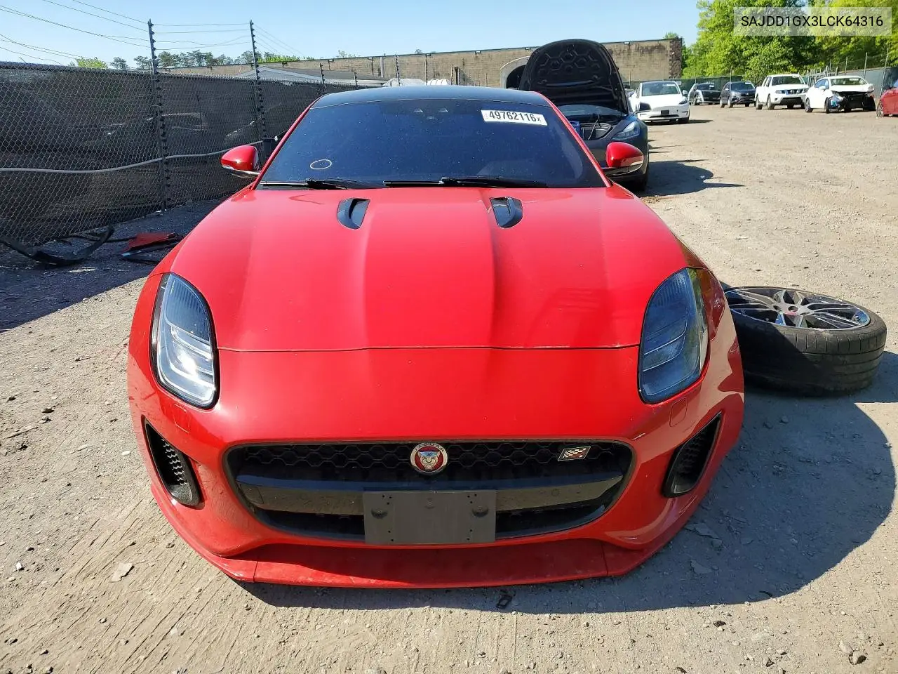 2020 Jaguar F-Type VIN: SAJDD1GX3LCK64316 Lot: 49762116