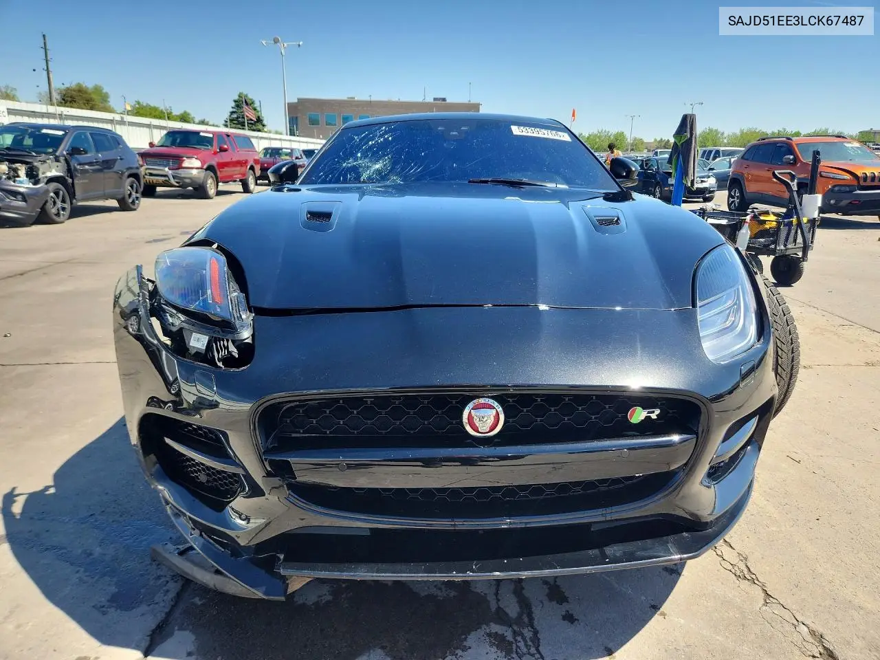 2020 Jaguar F-Type R VIN: SAJD51EE3LCK67487 Lot: 53395766