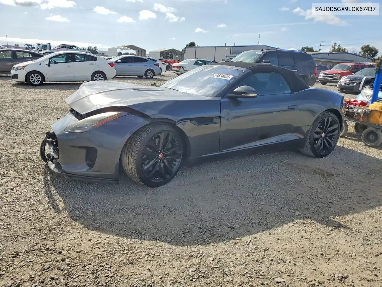 2020 Jaguar F-Type VIN: SAJDD5GX9LCK67437 Lot: 54524096