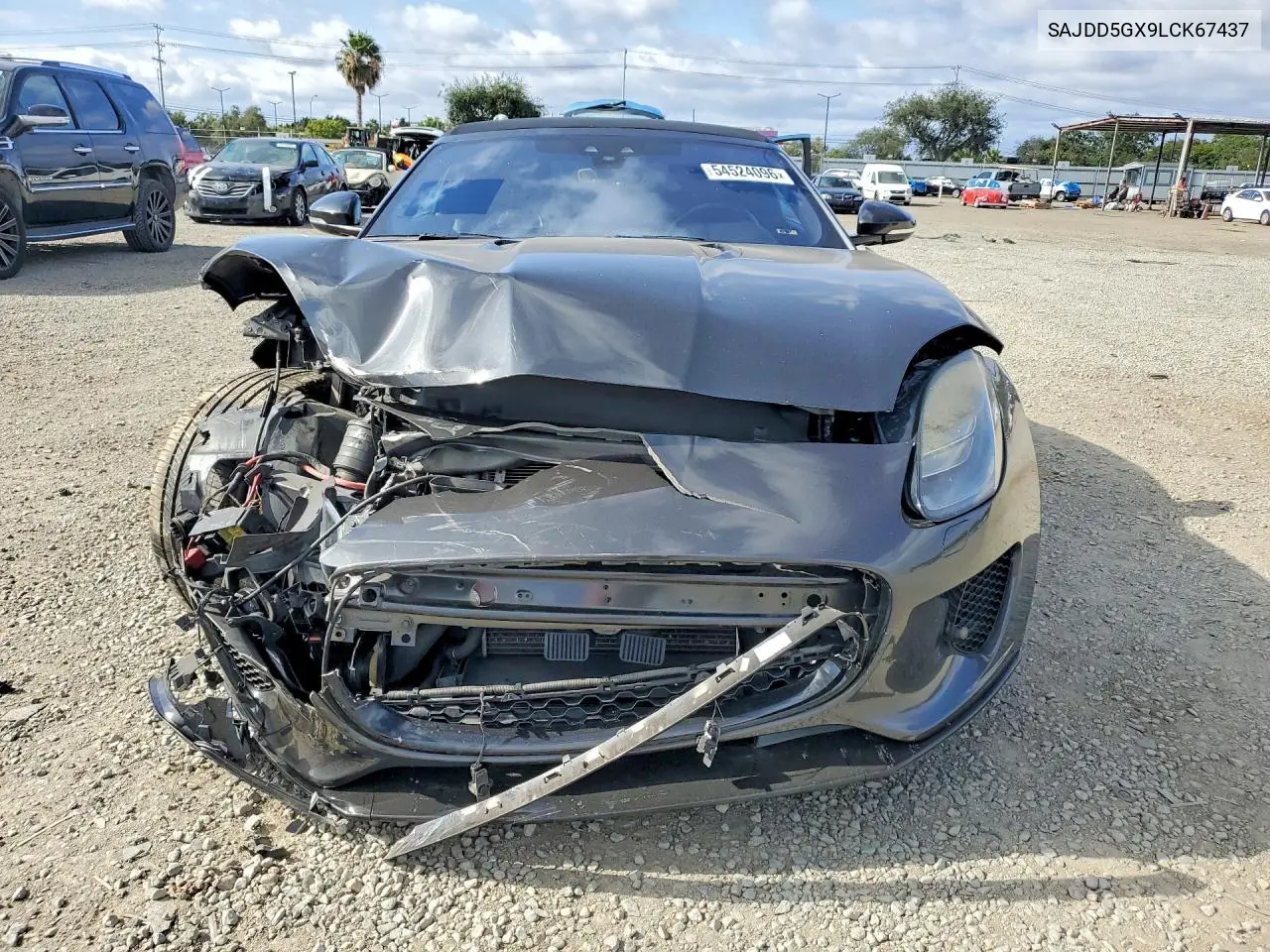 2020 Jaguar F-Type VIN: SAJDD5GX9LCK67437 Lot: 54524096