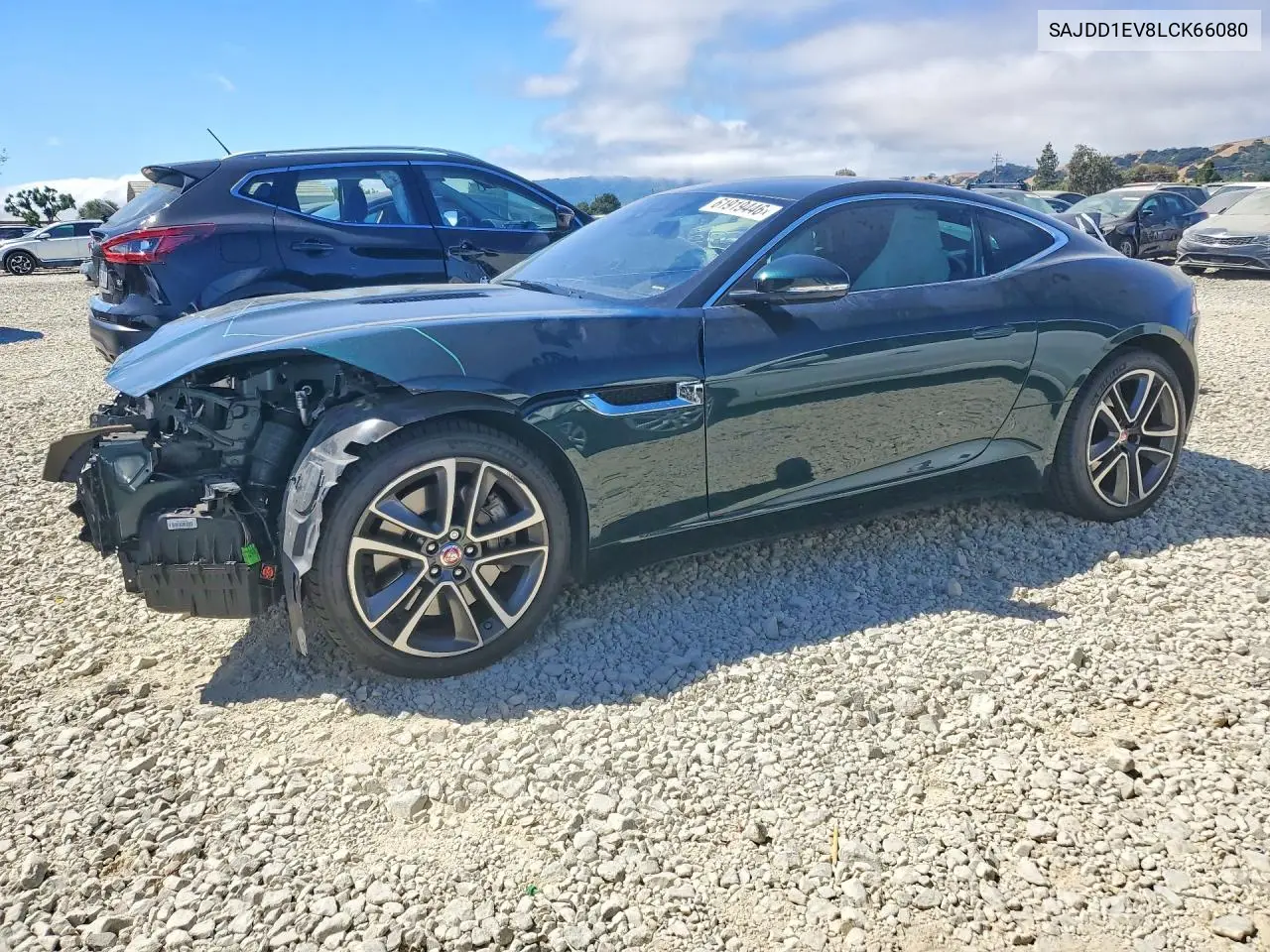 2020 Jaguar F-Type VIN: SAJDD1EV8LCK66080 Lot: 61919446