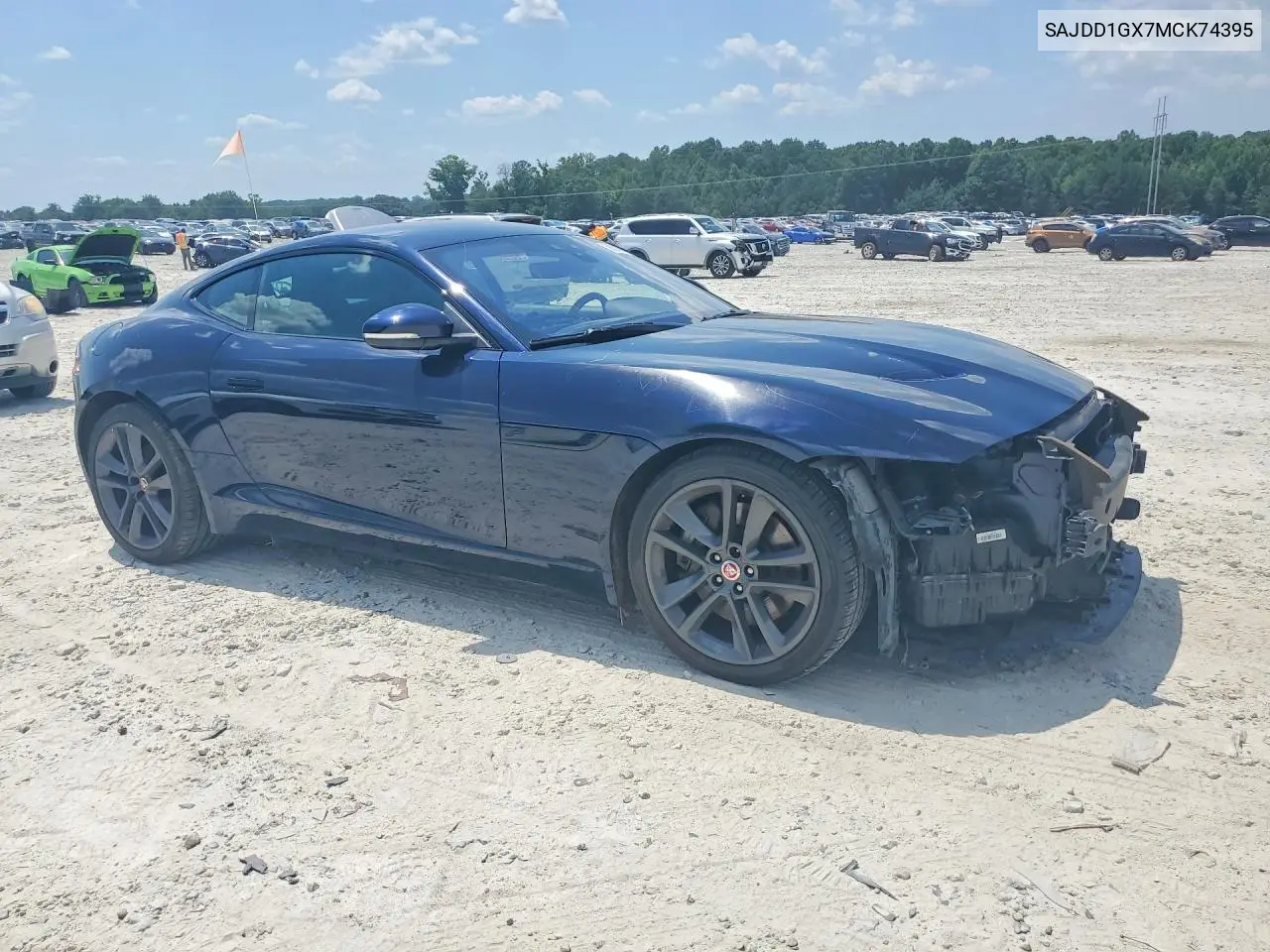 2021 Jaguar F-Type VIN: SAJDD1GX7MCK74395 Lot: 58272896