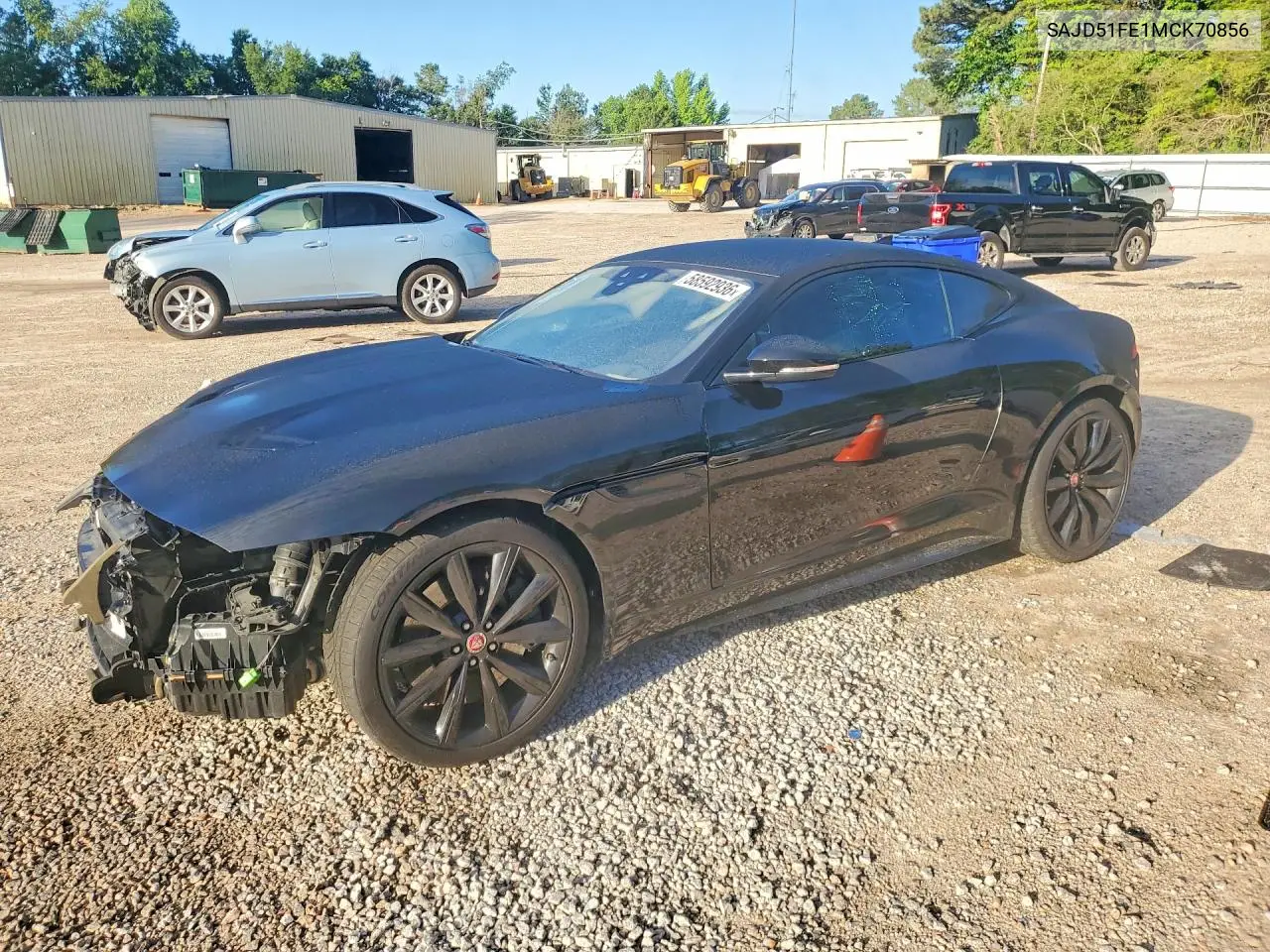2021 Jaguar F-Type R VIN: SAJD51FE1MCK70856 Lot: 58592936