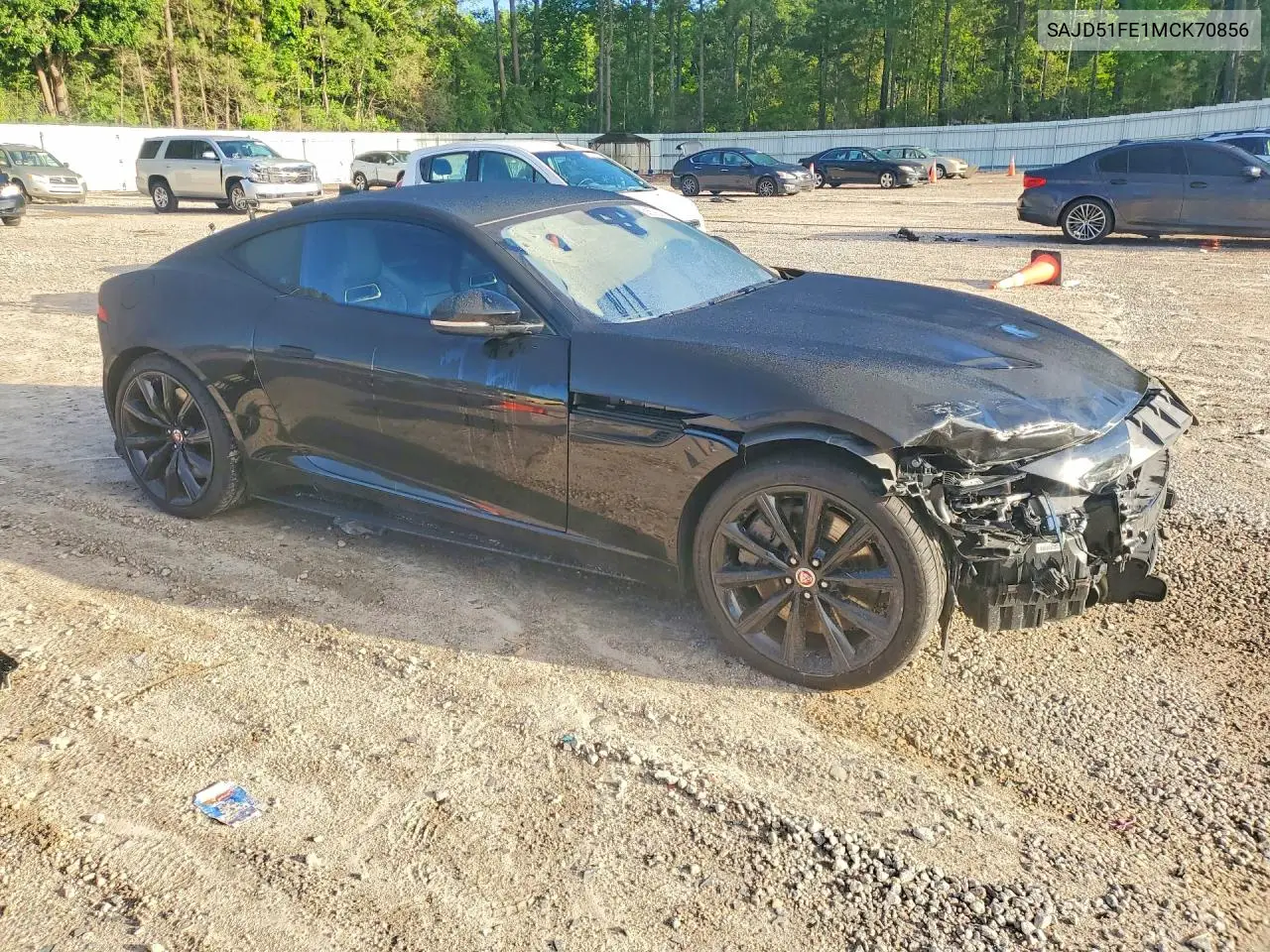2021 Jaguar F-Type R VIN: SAJD51FE1MCK70856 Lot: 58592936