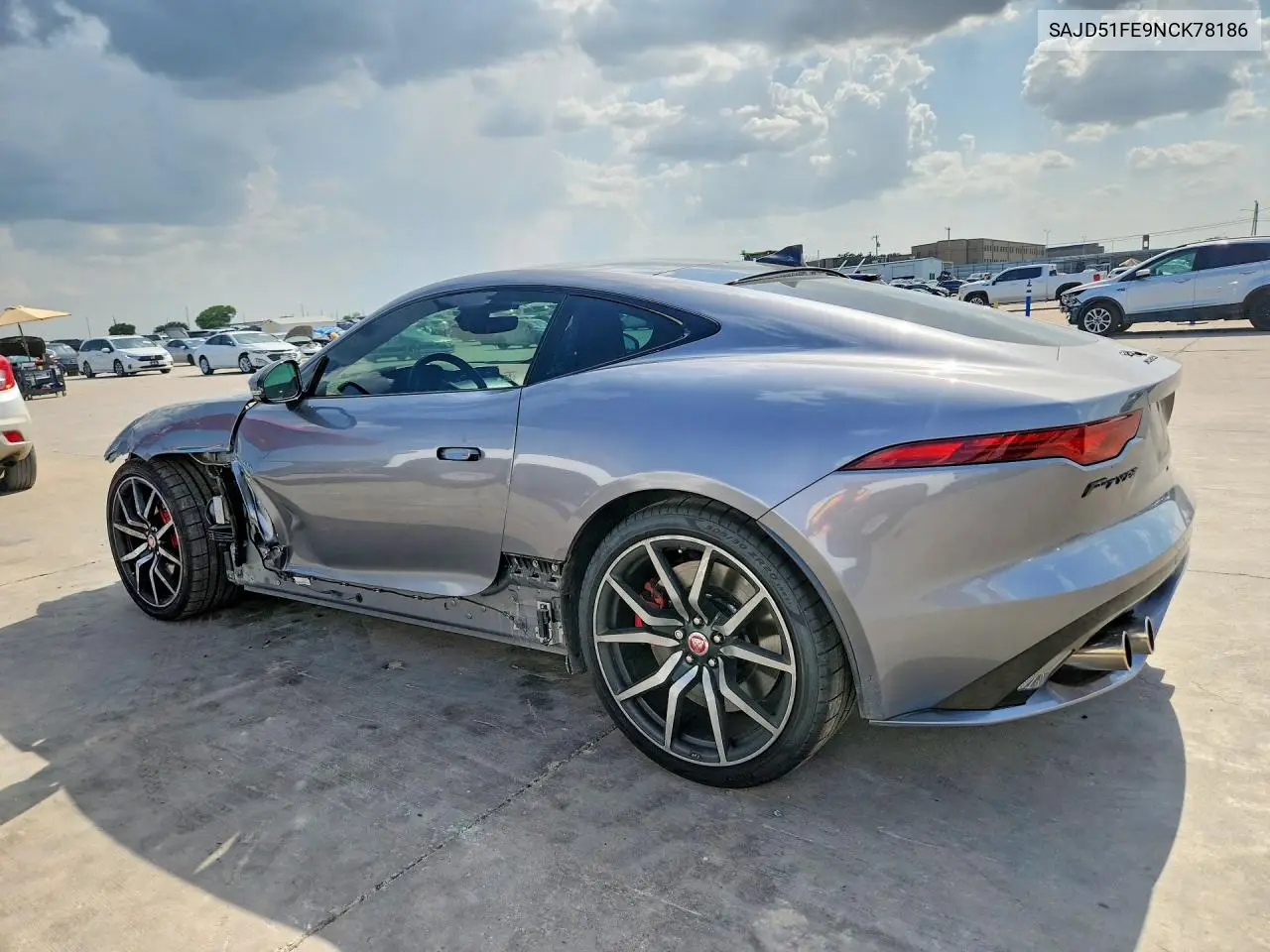 2022 Jaguar F-Type R VIN: SAJD51FE9NCK78186 Lot: 62312166