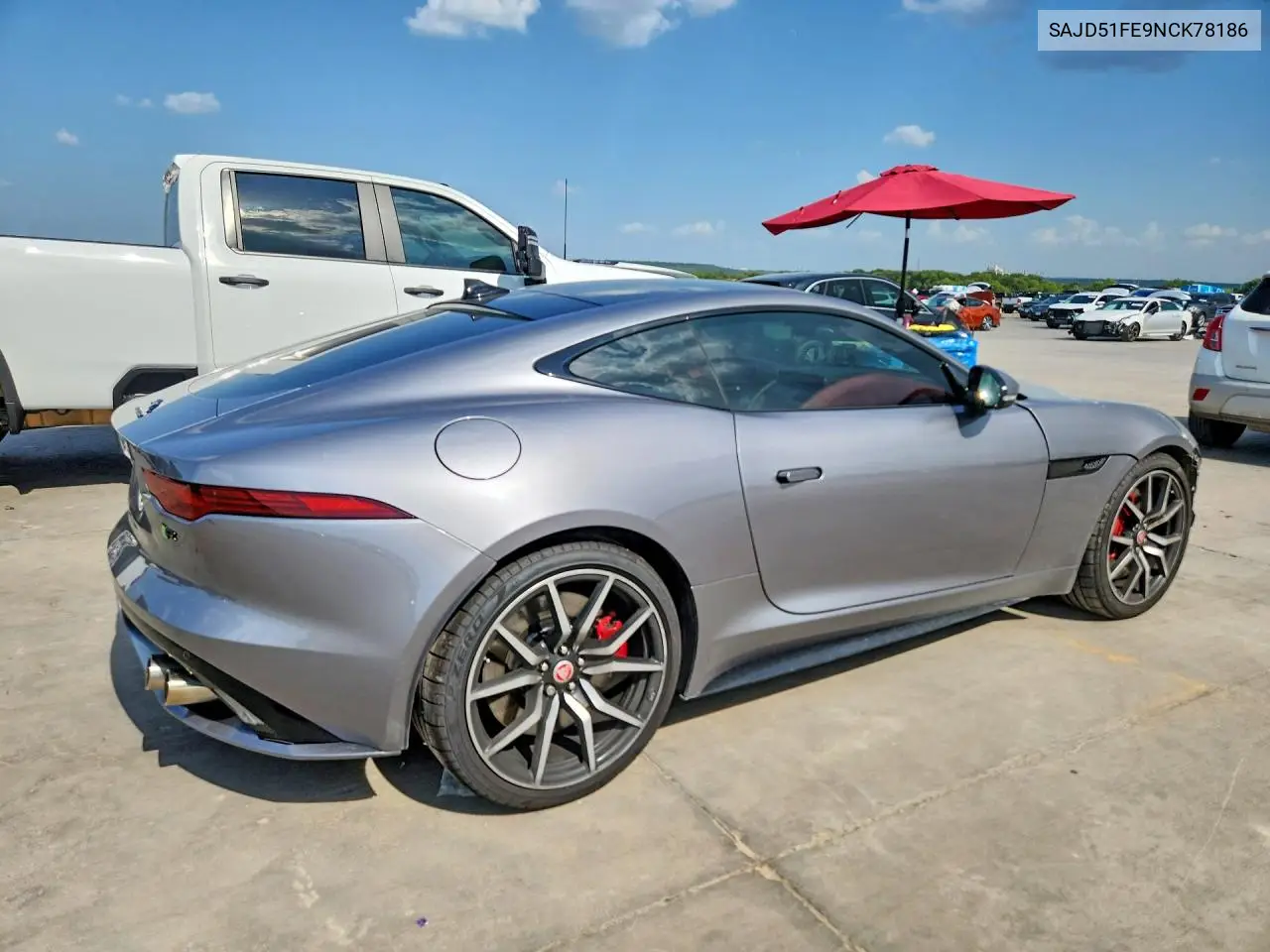 2022 Jaguar F-Type R VIN: SAJD51FE9NCK78186 Lot: 62312166